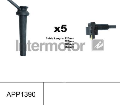 INTERMOTOR 76363 - Комплект проводів запалювання autozip.com.ua