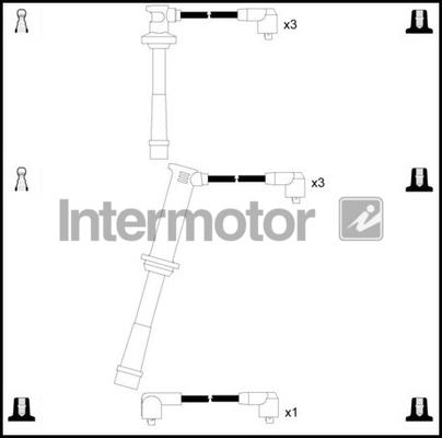 INTERMOTOR 76300 - Комплект проводів запалювання autozip.com.ua