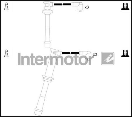 INTERMOTOR 76302 - Комплект проводів запалювання autozip.com.ua