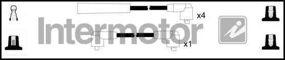 INTERMOTOR 76307 - Комплект проводів запалювання autozip.com.ua