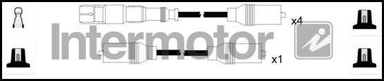 INTERMOTOR 76316 - Комплект проводів запалювання autozip.com.ua