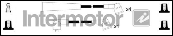 INTERMOTOR 76313 - Комплект проводів запалювання autozip.com.ua