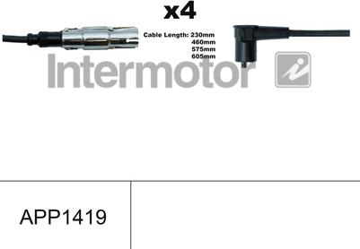 INTERMOTOR 76384 - Комплект проводів запалювання autozip.com.ua
