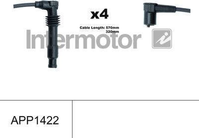 INTERMOTOR 76387 - Комплект проводів запалювання autozip.com.ua