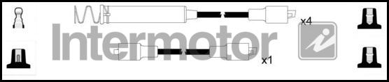 INTERMOTOR 76335 - Комплект проводів запалювання autozip.com.ua