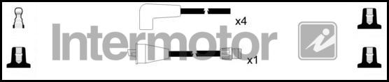 INTERMOTOR 76321 - Комплект проводів запалювання autozip.com.ua