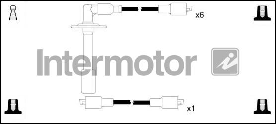 INTERMOTOR 76322 - Комплект проводів запалювання autozip.com.ua