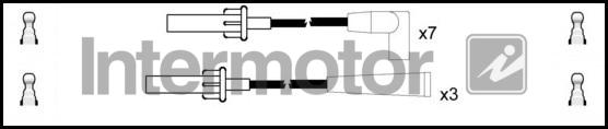 INTERMOTOR 76248 - Комплект проводів запалювання autozip.com.ua