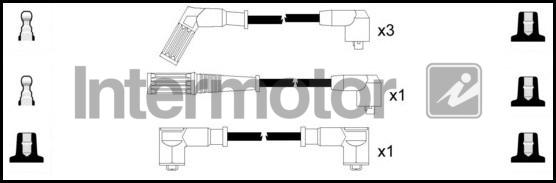 INTERMOTOR 76255 - Комплект проводів запалювання autozip.com.ua