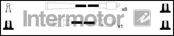 INTERMOTOR 76252 - Комплект проводів запалювання autozip.com.ua