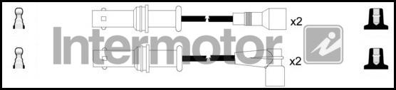 INTERMOTOR 76212 - Комплект проводів запалювання autozip.com.ua