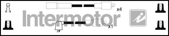 INTERMOTOR 73958 - Комплект проводів запалювання autozip.com.ua