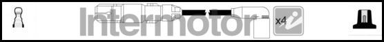 INTERMOTOR 73952 - Комплект проводів запалювання autozip.com.ua