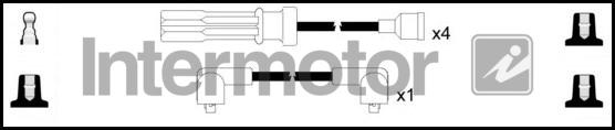 INTERMOTOR 73957 - Комплект проводів запалювання autozip.com.ua