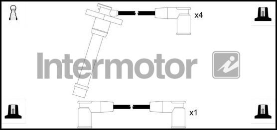 INTERMOTOR 73962 - Комплект проводів запалювання autozip.com.ua