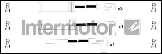 INTERMOTOR 73905 - Комплект проводів запалювання autozip.com.ua