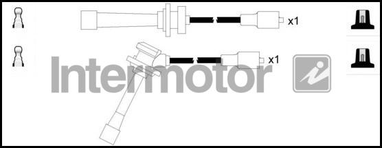 INTERMOTOR 73989 - Комплект проводів запалювання autozip.com.ua