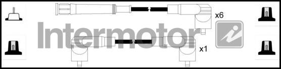 INTERMOTOR 73497 - Комплект проводів запалювання autozip.com.ua