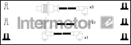 INTERMOTOR 73459 - Комплект проводів запалювання autozip.com.ua
