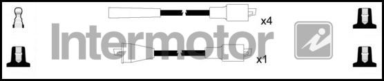 INTERMOTOR 73469 - Комплект проводів запалювання autozip.com.ua