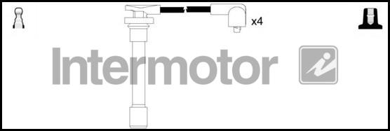 INTERMOTOR 73430 - Комплект проводів запалювання autozip.com.ua