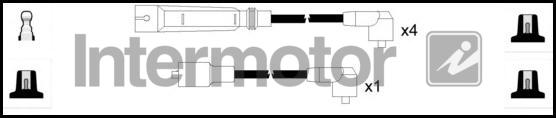 INTERMOTOR 73476 - Комплект проводів запалювання autozip.com.ua