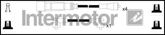 INTERMOTOR 73473 - Комплект проводів запалювання autozip.com.ua