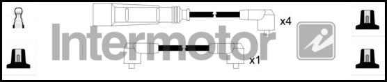 INTERMOTOR 73477 - Комплект проводів запалювання autozip.com.ua