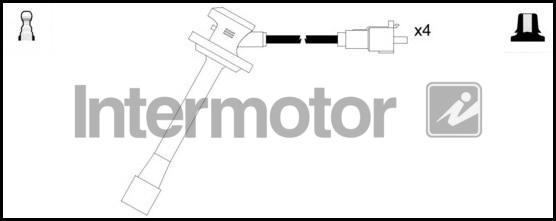 INTERMOTOR 73592 - Комплект проводів запалювання autozip.com.ua