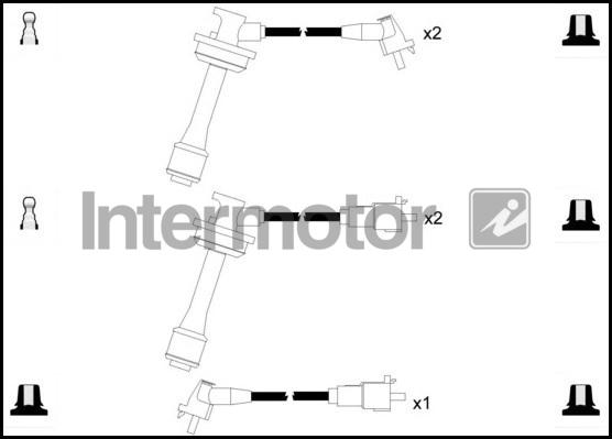 INTERMOTOR 73597 - Комплект проводів запалювання autozip.com.ua