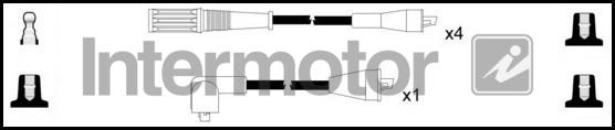 INTERMOTOR 73555 - Комплект проводів запалювання autozip.com.ua