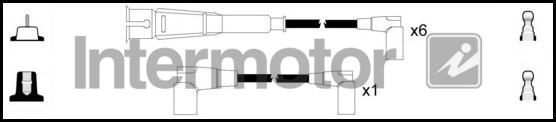 INTERMOTOR 73504 - Комплект проводів запалювання autozip.com.ua