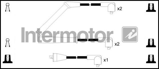 INTERMOTOR 73511 - Комплект проводів запалювання autozip.com.ua