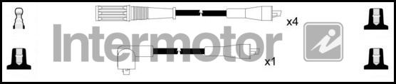 INTERMOTOR 73534 - Комплект проводів запалювання autozip.com.ua