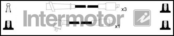 INTERMOTOR 73531 - Комплект проводів запалювання autozip.com.ua