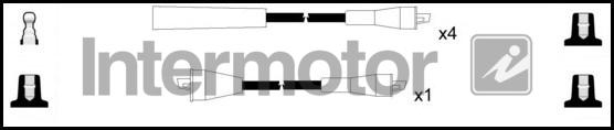 INTERMOTOR 73577 - Комплект проводів запалювання autozip.com.ua