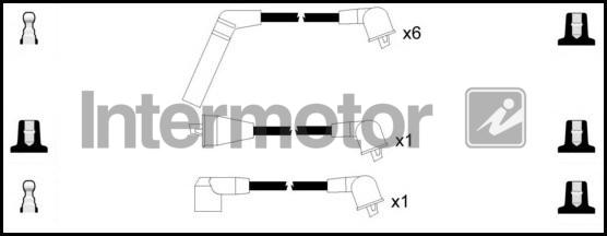 INTERMOTOR 73522 - Комплект проводів запалювання autozip.com.ua