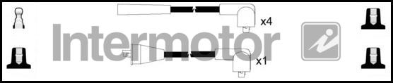 INTERMOTOR 73574 - Комплект проводів запалювання autozip.com.ua