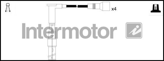 INTERMOTOR 73696 - Комплект проводів запалювання autozip.com.ua