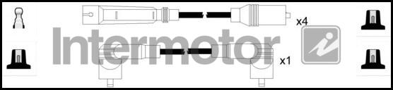 INTERMOTOR 73693 - Комплект проводів запалювання autozip.com.ua