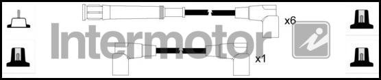 INTERMOTOR 73649 - Комплект проводів запалювання autozip.com.ua