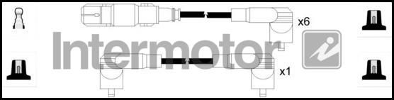 INTERMOTOR 73656 - Комплект проводів запалювання autozip.com.ua