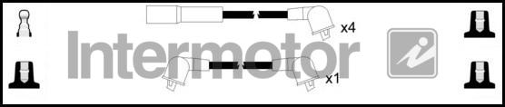 INTERMOTOR 73601 - Комплект проводів запалювання autozip.com.ua
