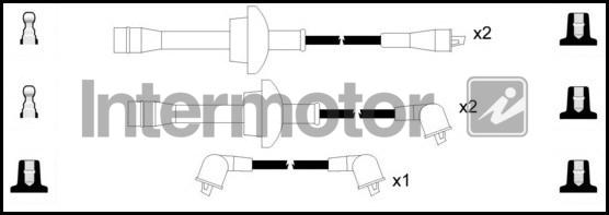 INTERMOTOR 73603 - Комплект проводів запалювання autozip.com.ua