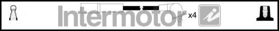 INTERMOTOR 73615 - Комплект проводів запалювання autozip.com.ua