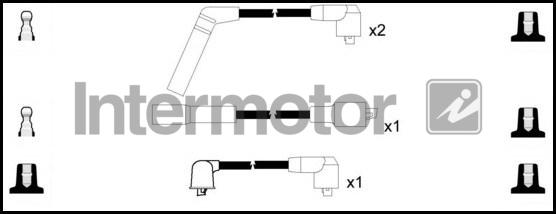 INTERMOTOR 73684 - Комплект проводів запалювання autozip.com.ua