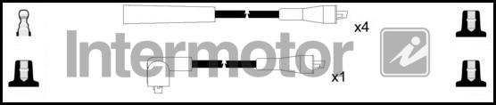 INTERMOTOR 83001 - Комплект проводів запалювання autozip.com.ua