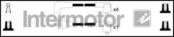 INTERMOTOR 73629 - Комплект проводів запалювання autozip.com.ua