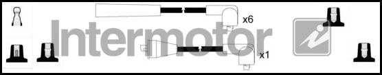 INTERMOTOR 73626 - Комплект проводів запалювання autozip.com.ua