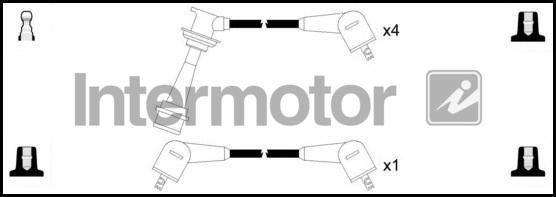 INTERMOTOR 73620 - Комплект проводів запалювання autozip.com.ua